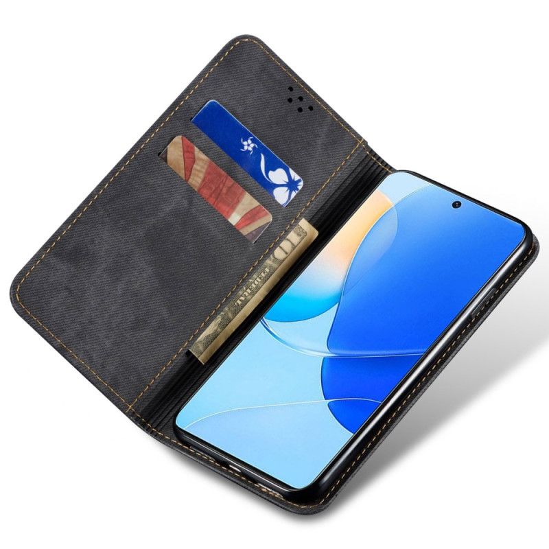 Folio Deksel Til Huawei Nova 12s Jeansstoff