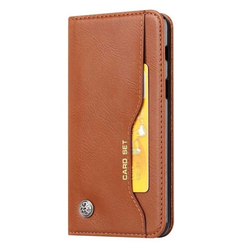 Beskyttelse Deksel Til Samsung Galaxy A8 2018 Folio Deksel Faux Leather Card Holder