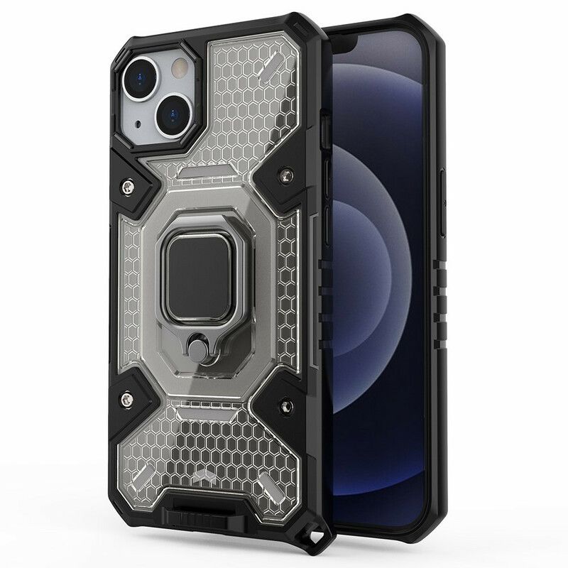 Deksel Til iPhone 13 Mini Honeycomb Med Ring