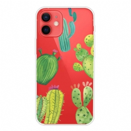 Deksel Til iPhone 13 Mini Kaktus Akvarell