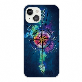 Deksel Til iPhone 13 Mini Kompassrose