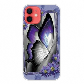 Deksel Til iPhone 13 Mini Kongelig Sommerfugl