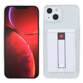 Deksel Til iPhone 13 Mini Transparent Kortholder Farge