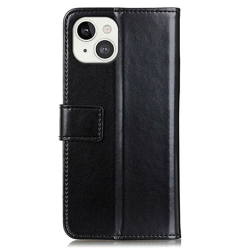 Folio Deksel Til iPhone 13 Mini Tricolor Skinneffekt