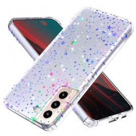 Deksel Til Samsung Galaxy S22 5G Fleksible Silikonstjerner