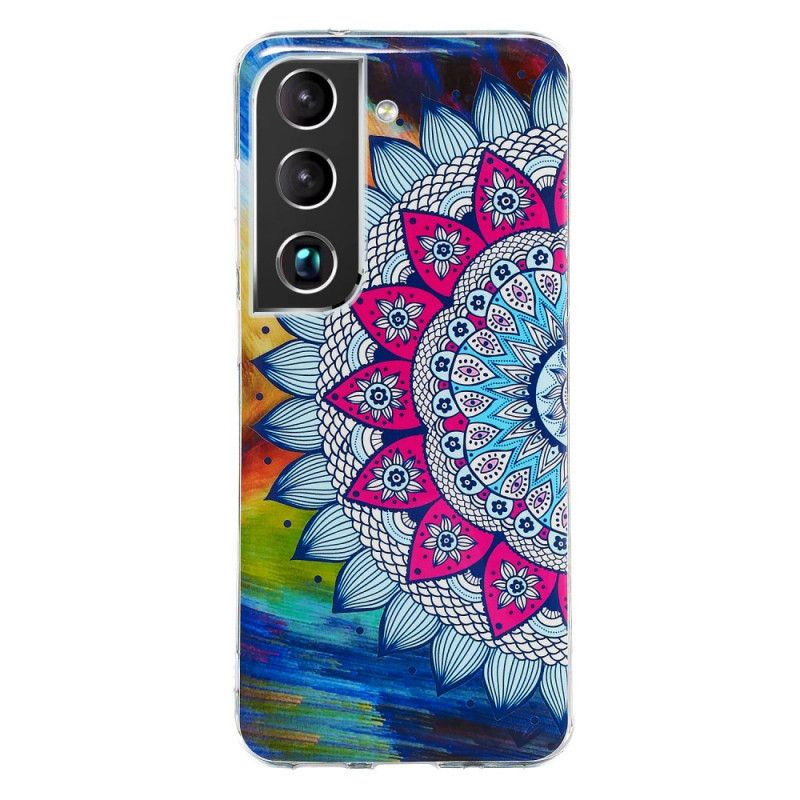 Deksel Til Samsung Galaxy S22 5G Fluorescerende Blomsterserie