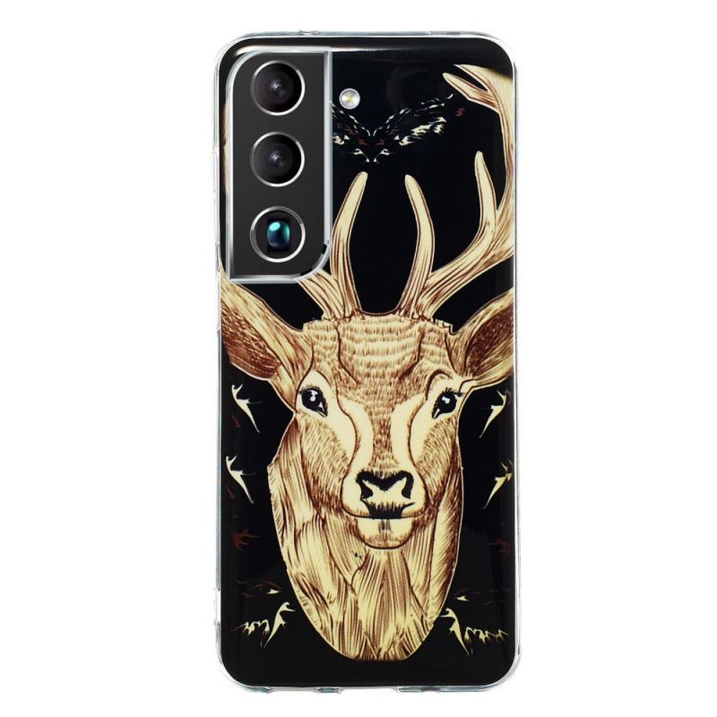 Deksel Til Samsung Galaxy S22 5G Fluorescerende Majestic Stag