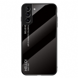 Deksel Til Samsung Galaxy S22 5G Hei Herdet Glass