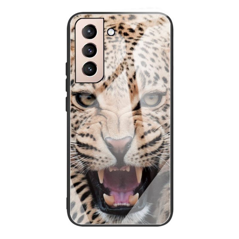 Deksel Til Samsung Galaxy S22 5G Leopard Herdet Glass