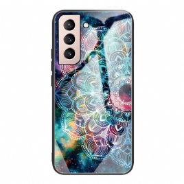 Deksel Til Samsung Galaxy S22 5G Mandala I Herdet Glass