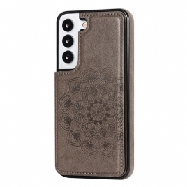 Deksel Til Samsung Galaxy S22 5G Mandala Print Card Holder