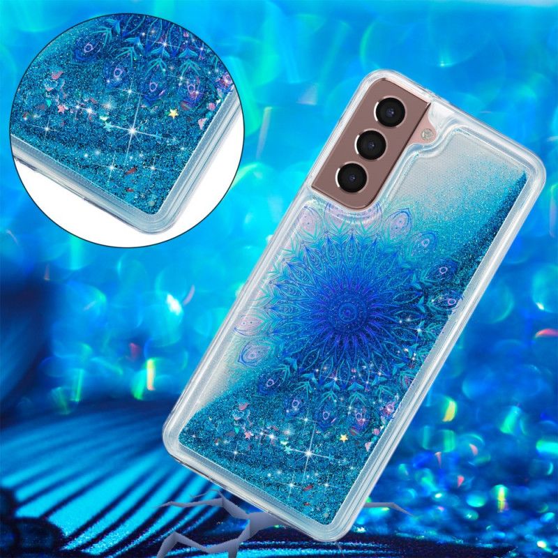 Deksel Til Samsung Galaxy S22 5G Paljettmandala