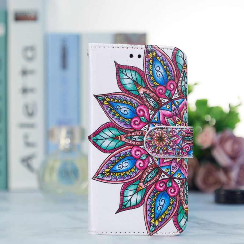 Folio Deksel Til Samsung Galaxy S22 5G Mandala Tegnet