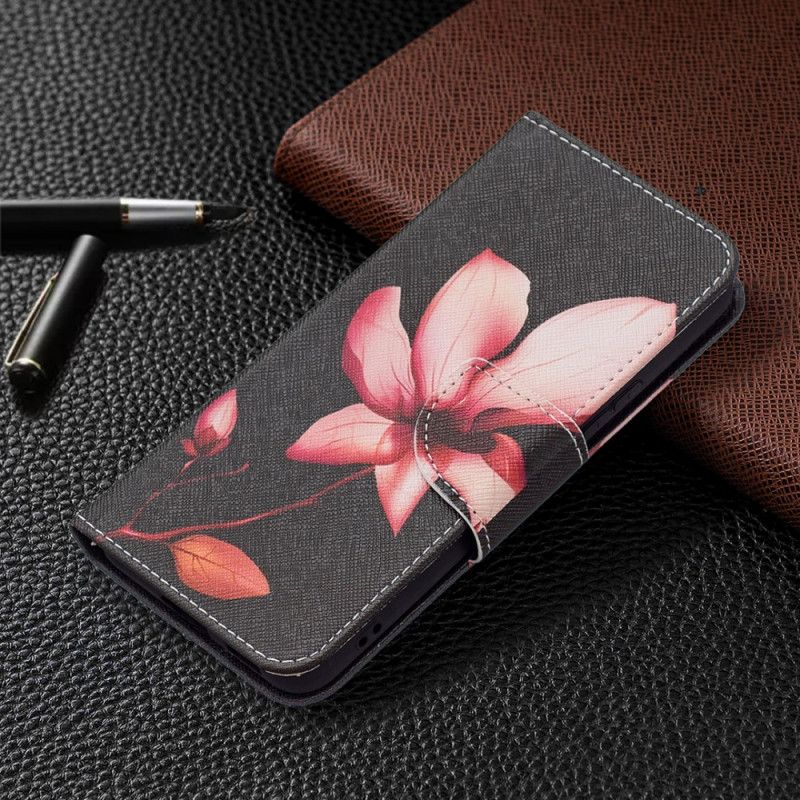 Folio Deksel Til Samsung Galaxy S22 5G Rosa Blomst