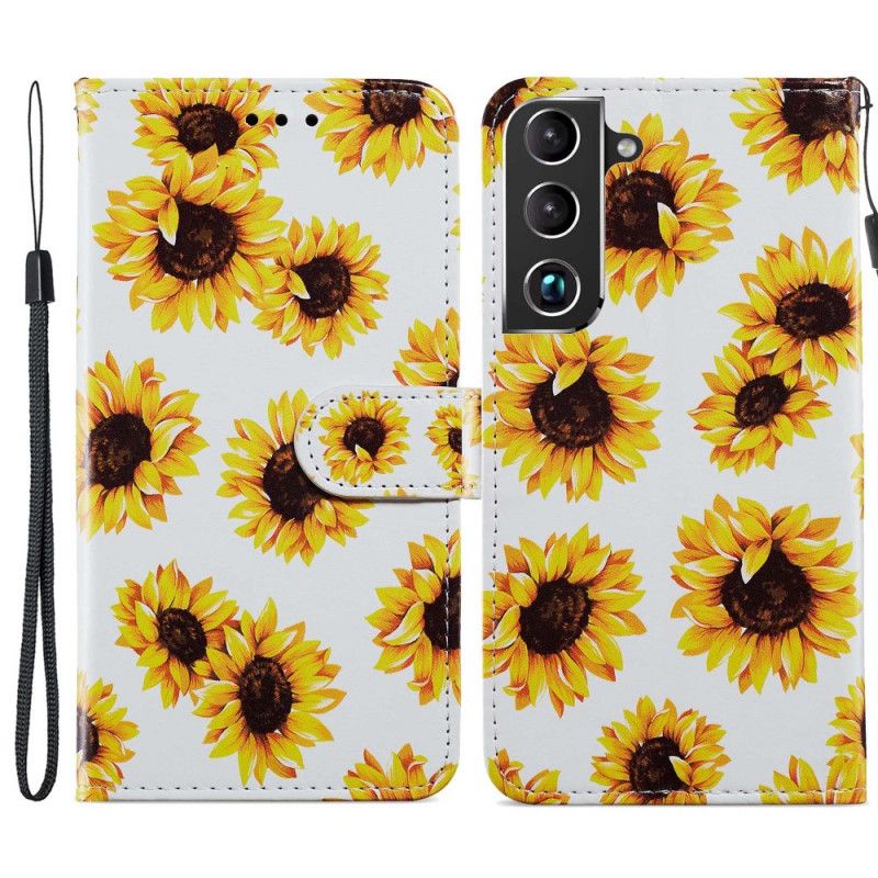 Folio Deksel Til Samsung Galaxy S22 5G Solsikker