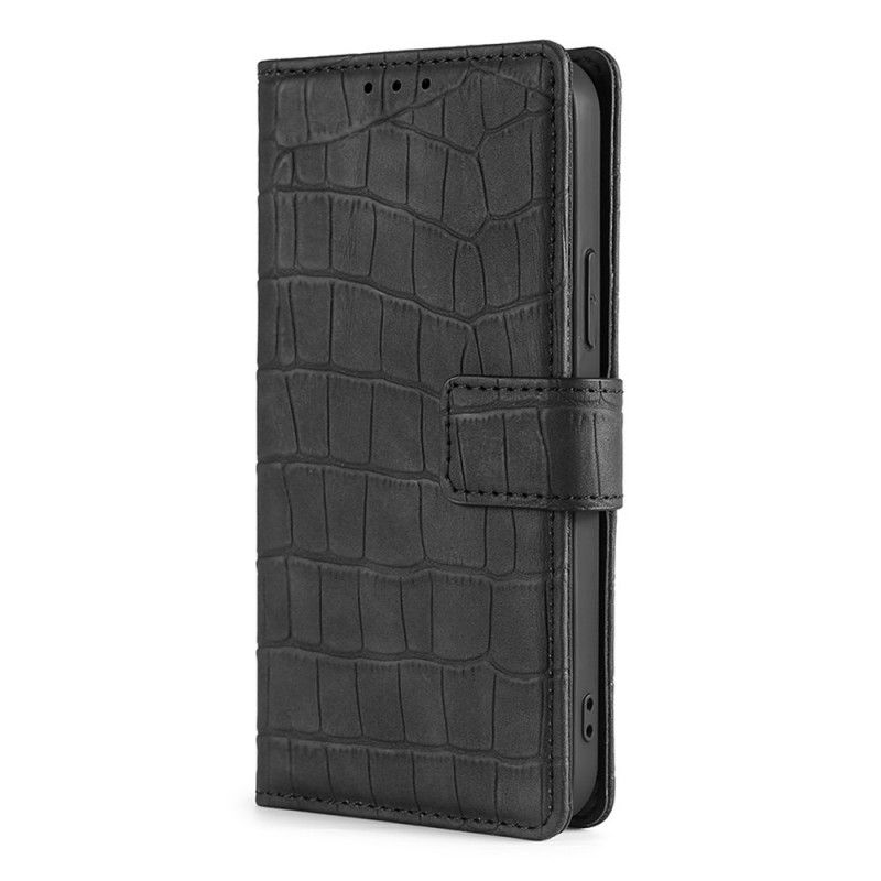 Lærdeksel Til Samsung Galaxy S22 5G Krokodillehudeffekt