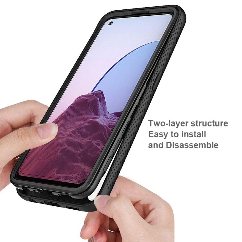 Deksel Til Oppo Reno 8 Lite Støtfanger Og Skjermbeskytter