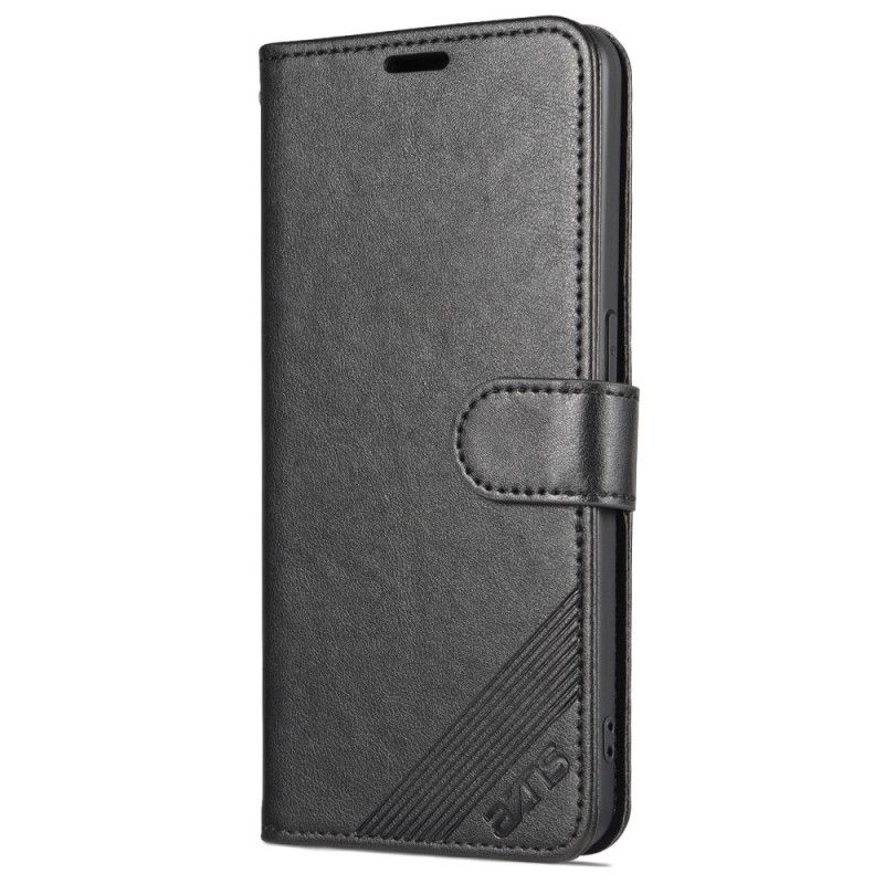 Folio Deksel Til Oppo Reno 8 Lite Azns Skinnstil