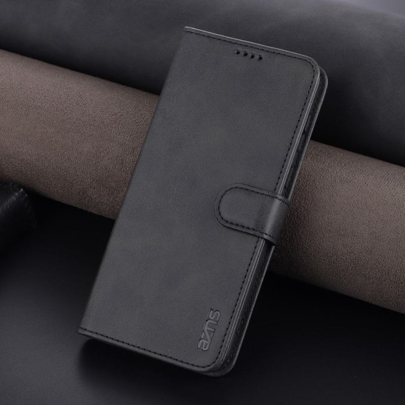 Folio Deksel Til Oppo Reno 8 Lite Azns Skinnstil