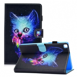 Folio Deksel Til Samsung Galaxy Tab A7 Lite Psycho Cat