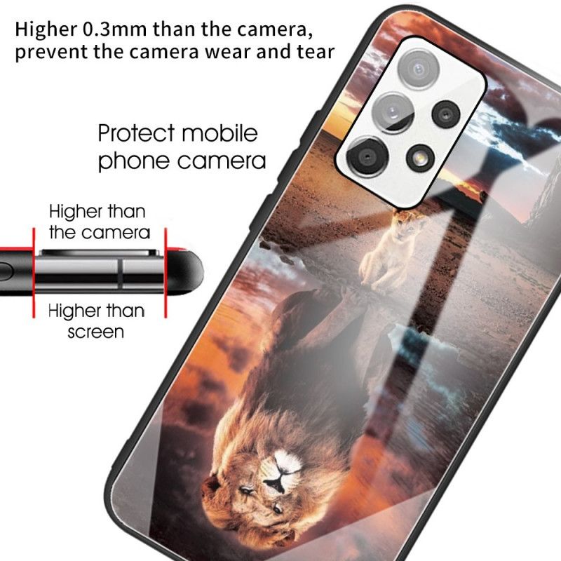 Deksel Til Samsung Galaxy A53 5G Cub Dream Herdet Glass