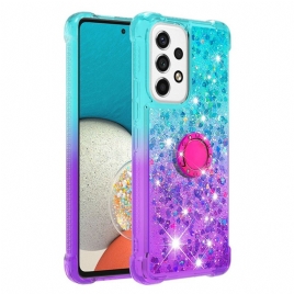 Deksel Til Samsung Galaxy A53 5G Glitter Ring-støtte