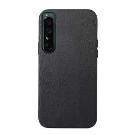 Deksel Til Sony Xperia 1 IV Tre I Kunstskinn
