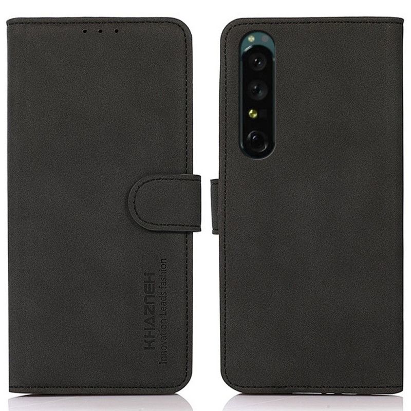 Folio Deksel Til Sony Xperia 1 IV Khazneh Klassisk Stil