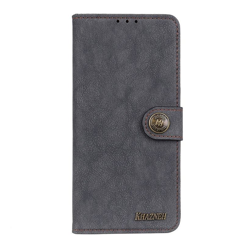 Folio Deksel Til Sony Xperia 1 IV Vintage Splittskinn Khazneh