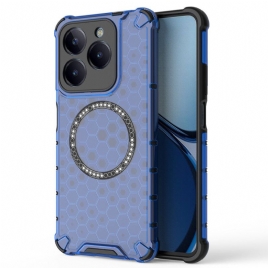 Deksel Realme C61 Magnetisk Bikakemønster