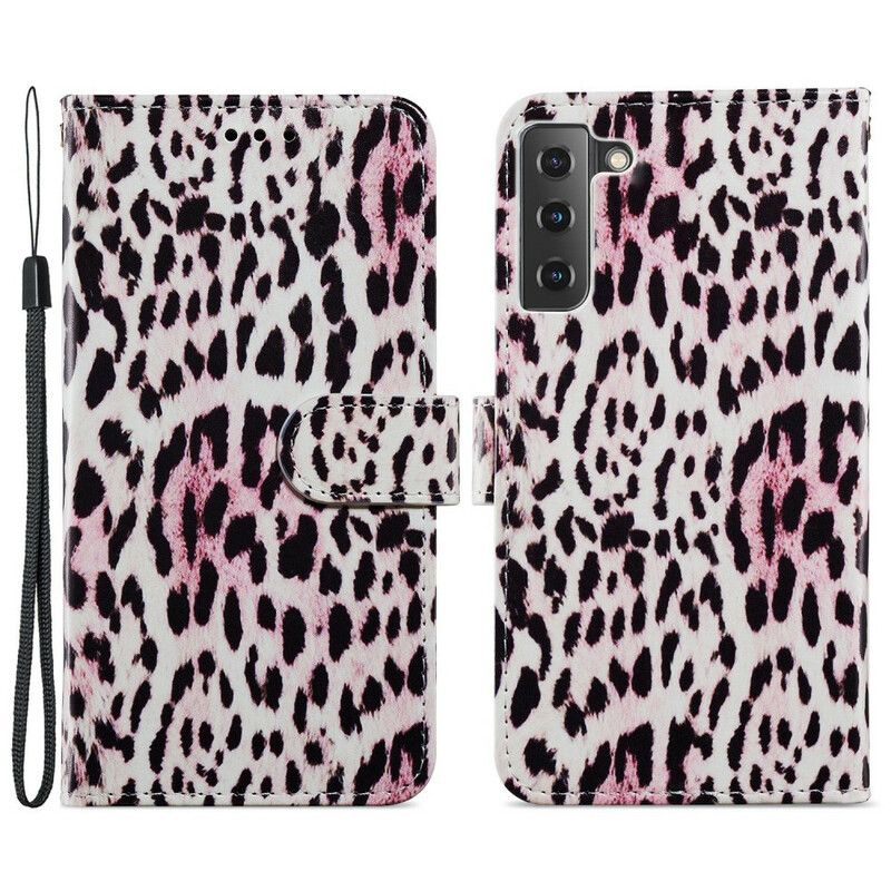 Lærdeksel Til Samsung Galaxy S21 FE Leopardprint