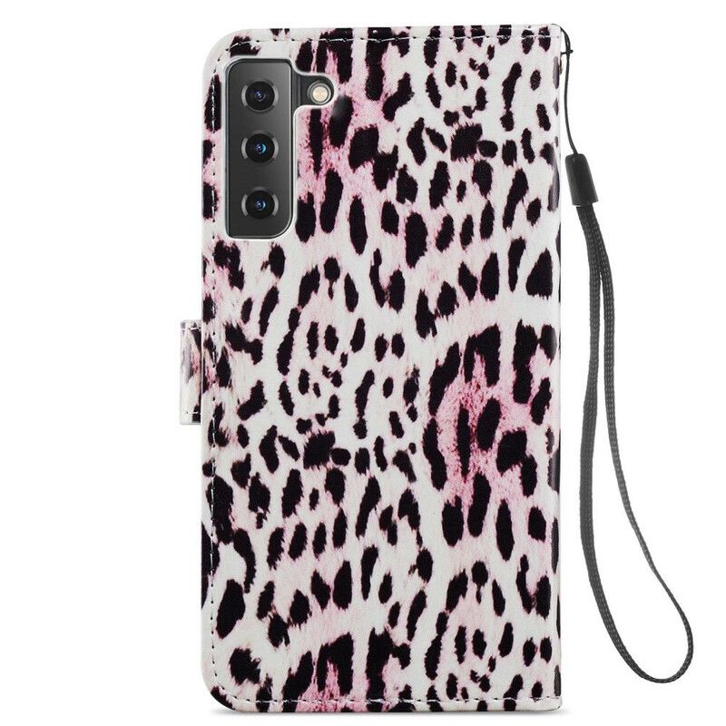 Lærdeksel Til Samsung Galaxy S21 FE Leopardprint