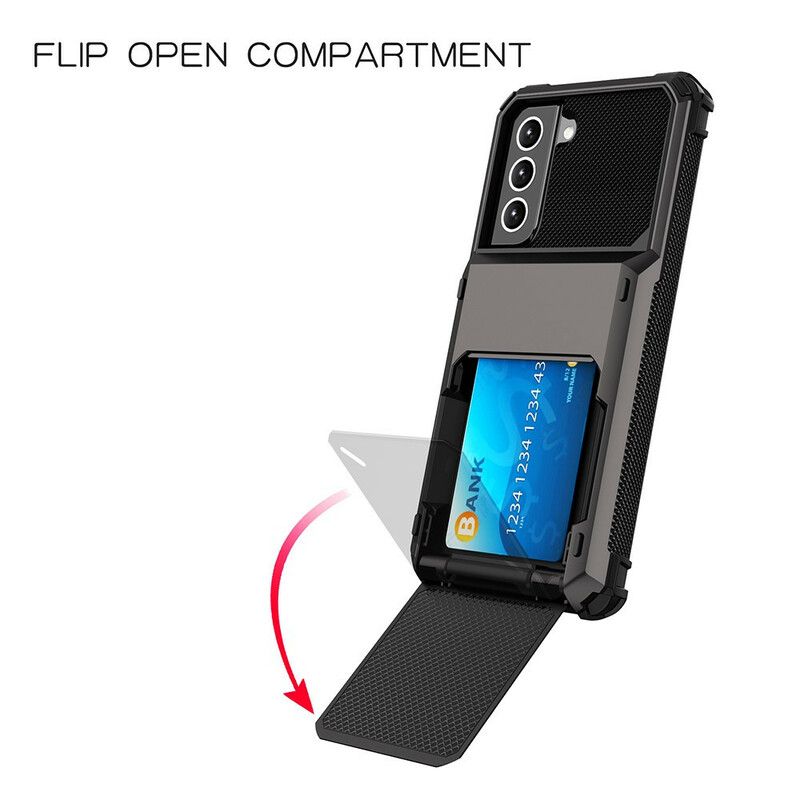 Mobildeksel Til Samsung Galaxy S21 FE Flip Style Kortholder