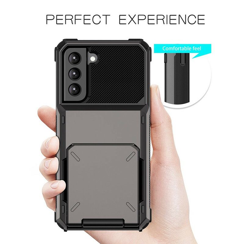 Mobildeksel Til Samsung Galaxy S21 FE Flip Style Kortholder