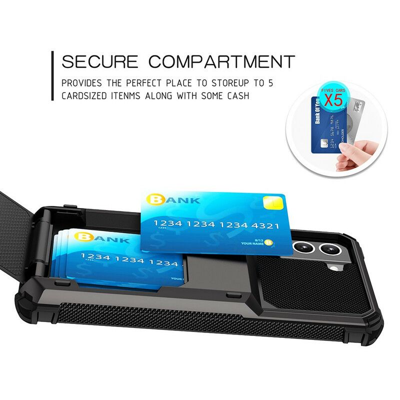 Mobildeksel Til Samsung Galaxy S21 FE Flip Style Kortholder