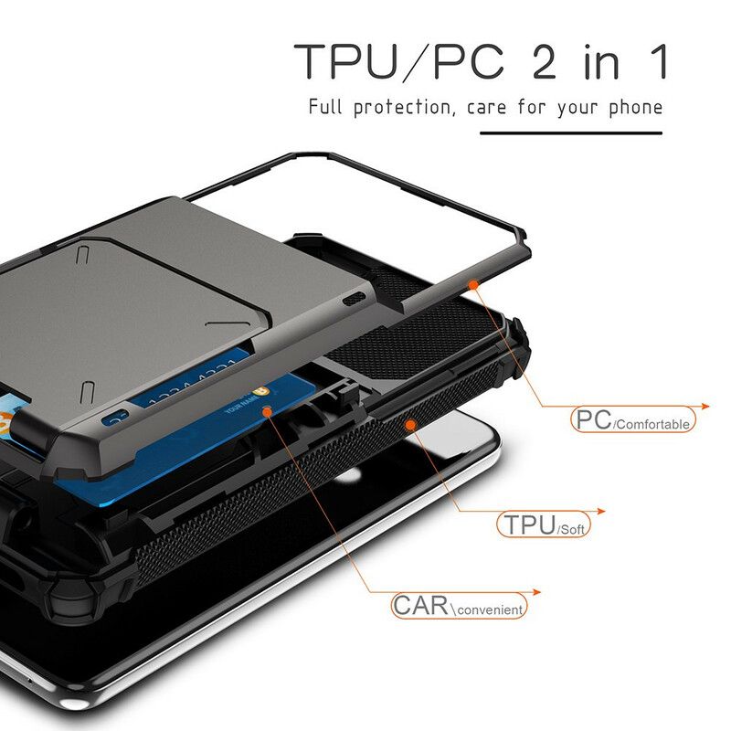 Mobildeksel Til Samsung Galaxy S21 FE Flip Style Kortholder