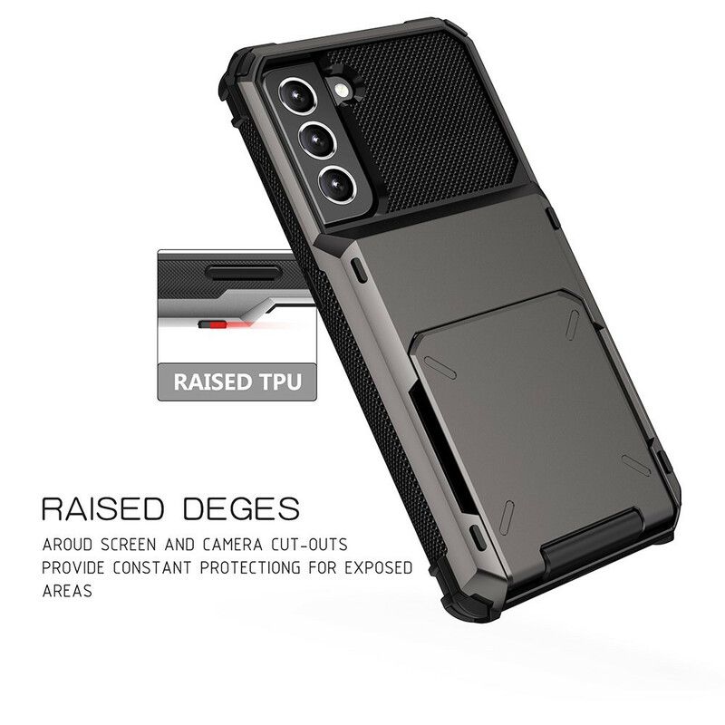 Mobildeksel Til Samsung Galaxy S21 FE Flip Style Kortholder