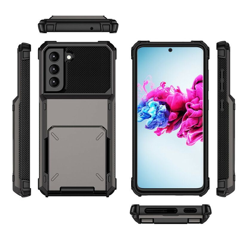 Mobildeksel Til Samsung Galaxy S21 FE Flip Style Kortholder