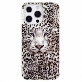 Deksel Til iPhone 15 Pro Max Fluorescerende Leopard