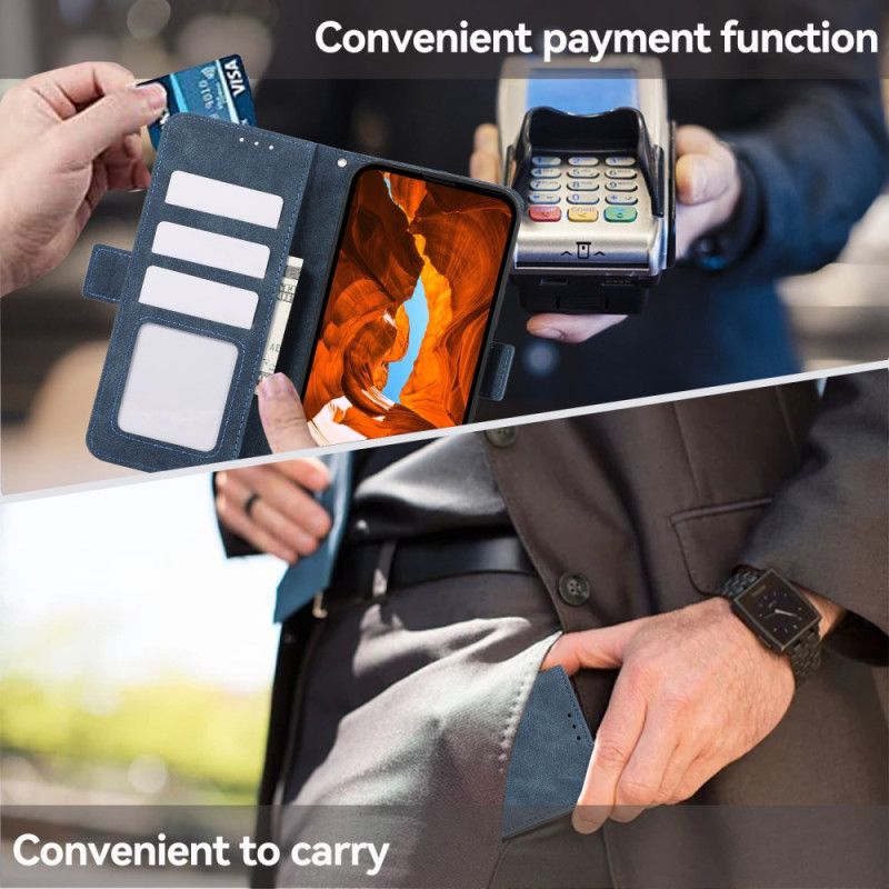 Folio Deksel Xiaomi Redmi Note 14s Abeel Semsket Skinn-effekt