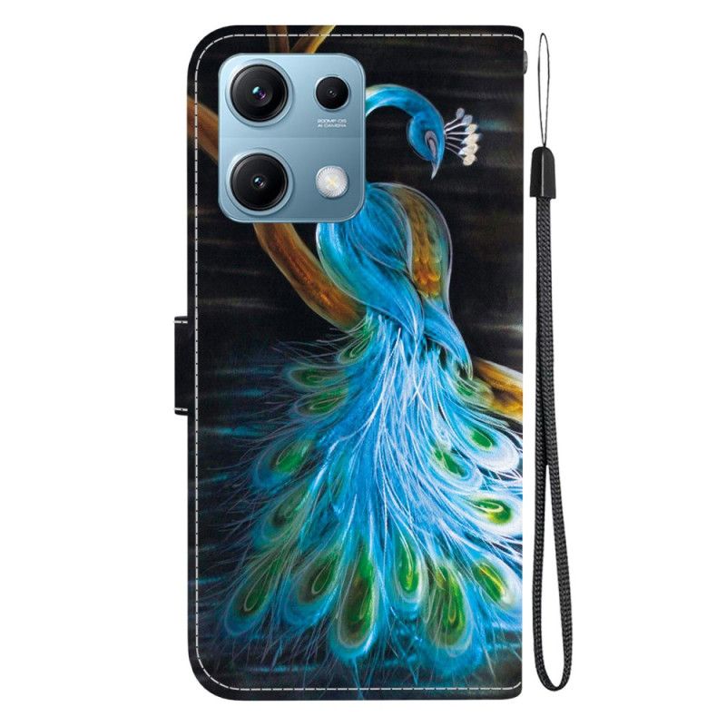 Folio Deksel Xiaomi Redmi Note 14s Påfuglmønster