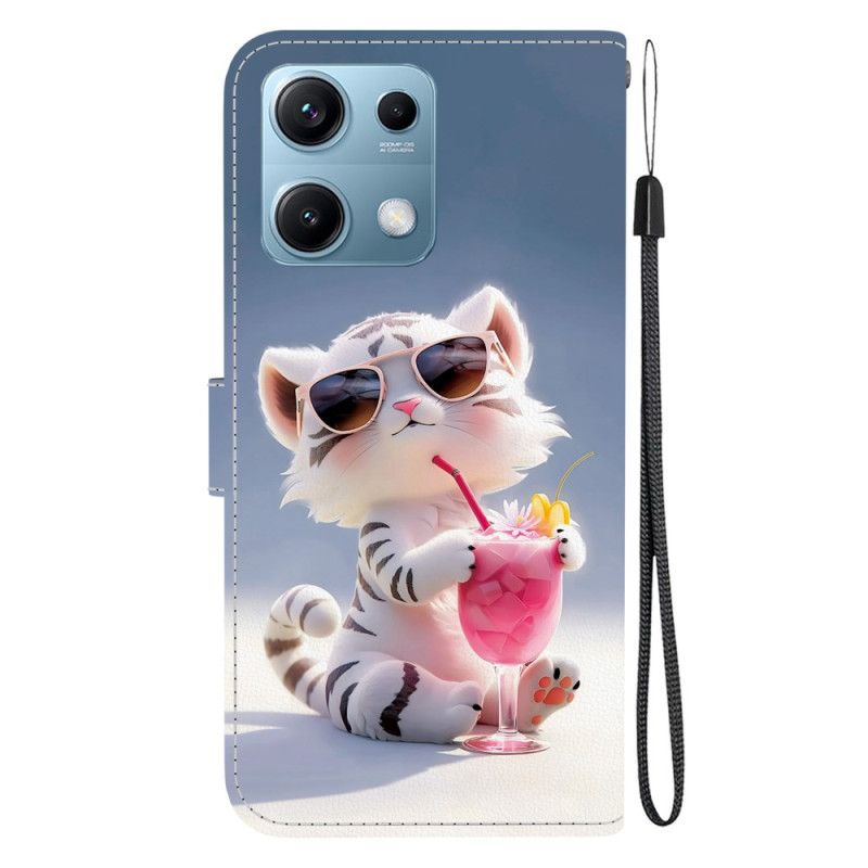 Folio Deksel Xiaomi Redmi Note 14s Tigertrykk Beskyttelse Deksel