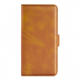 Lærdeksel Folio Deksel Xiaomi Redmi Note 14s Mobildeksel Dobbel Magnetlås