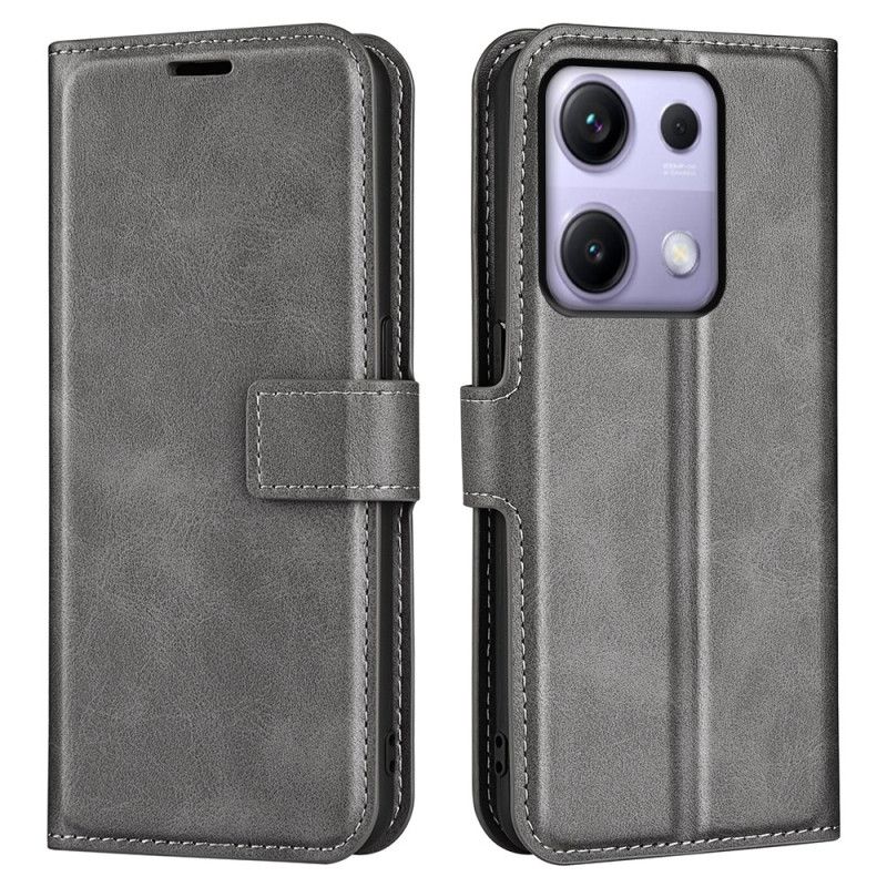 Lærdeksel Folio Deksel Xiaomi Redmi Note 14s Mobildeksel Skinnstil