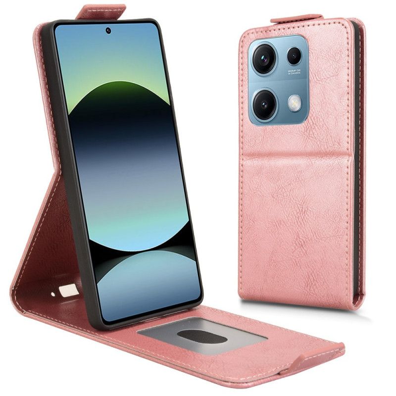 Lærdeksel Folio Deksel Xiaomi Redmi Note 14s Vertikal Klaffdesign