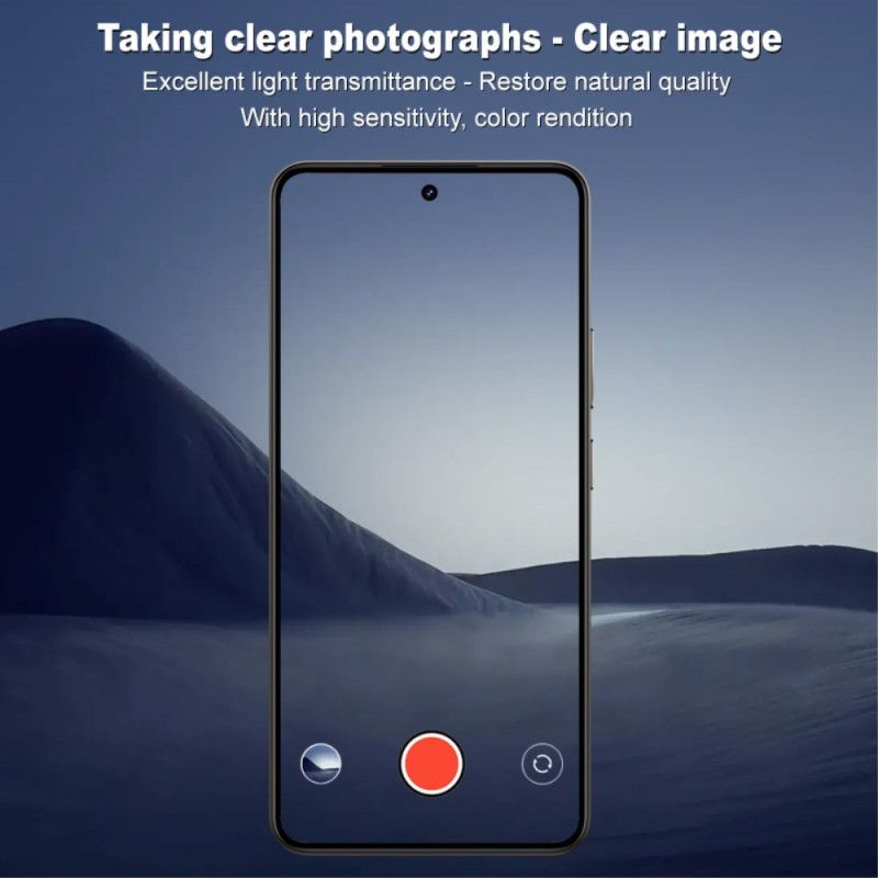 Linsebeskytter I Herdet Glass For Xiaomi Redmi Note 14s (svart Versjon)