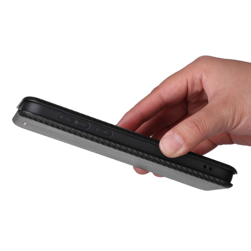 Folio Deksel Lær Oppo Find X8 Karbonfiber