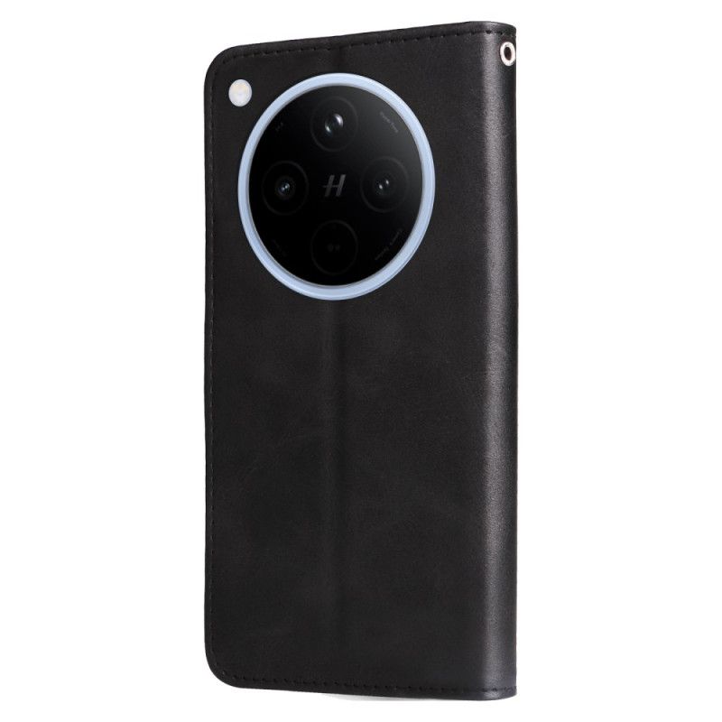 Folio Deksel Oppo Find X8 Glidelåslomme