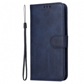 Folio Deksel Oppo Find X8 Stropp I Kunstskinn