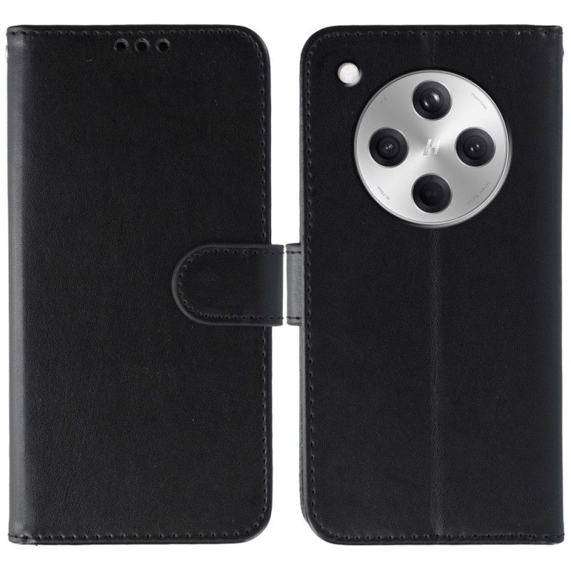 Lærdeksel Folio Deksel Oppo Find X8 Mobildeksel Stropp I Kunstskinn